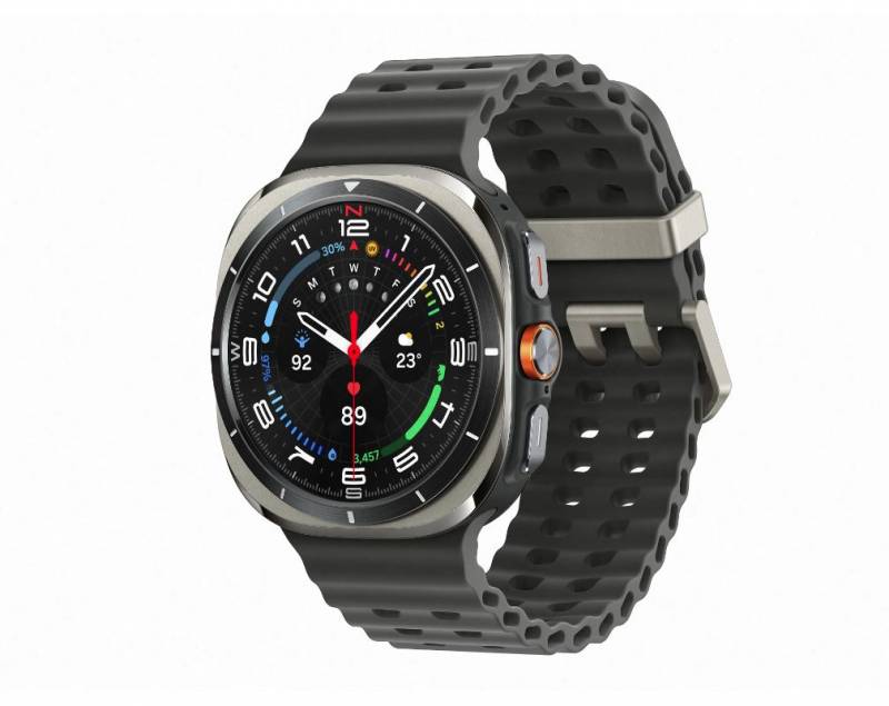 Samsung Galaxy Watch Ultra titanium mørkegrå og titansølv