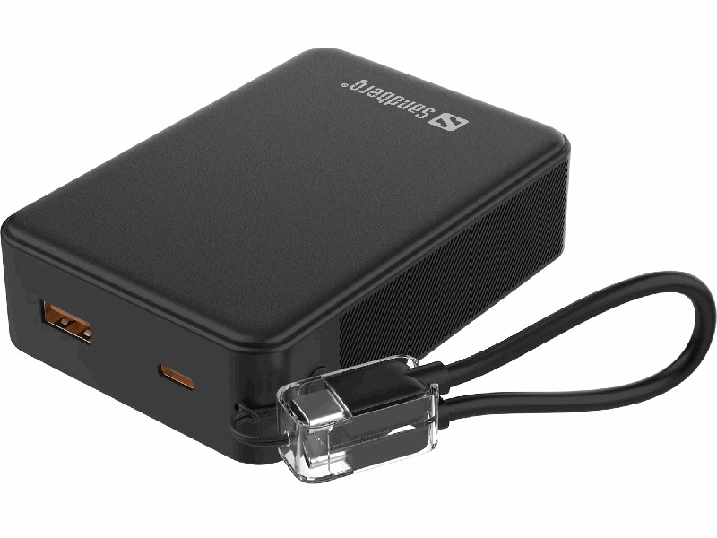 Sandberg Nano Powerbank 20000 PD20W sort