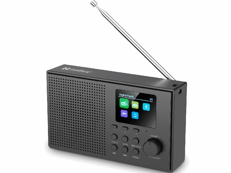 Sandberg Speaker Radio DAB+BT Recharge