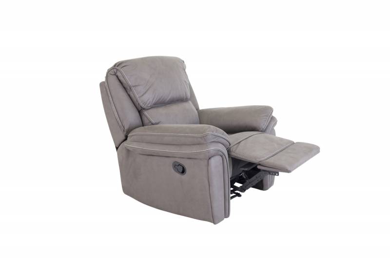 Saranda recliner lænestol grå microfibre