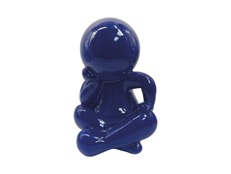 Statue Amigo Sitting 21x34,8cm bl&aring;