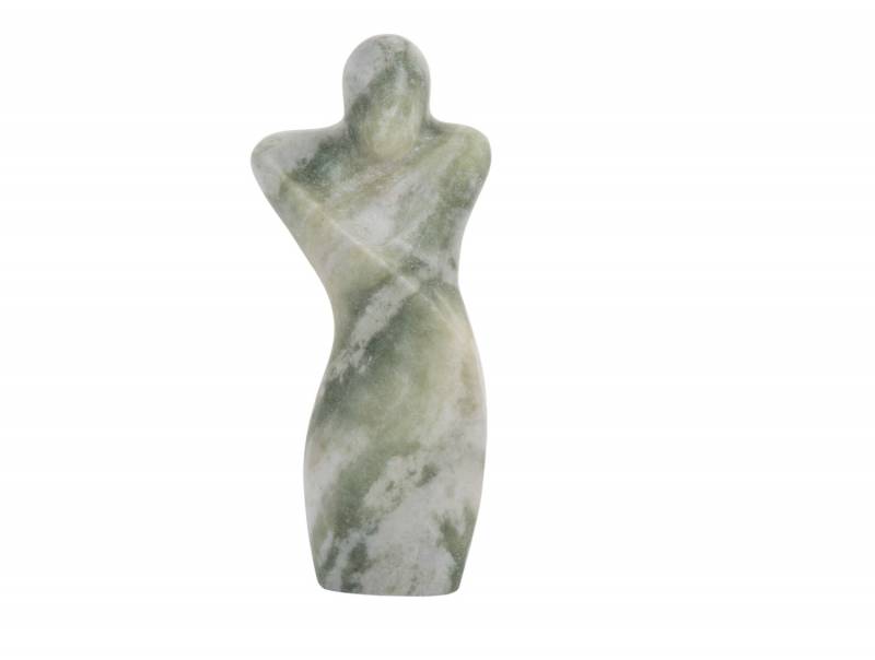 Statue Male 5x23cm marmor grøn