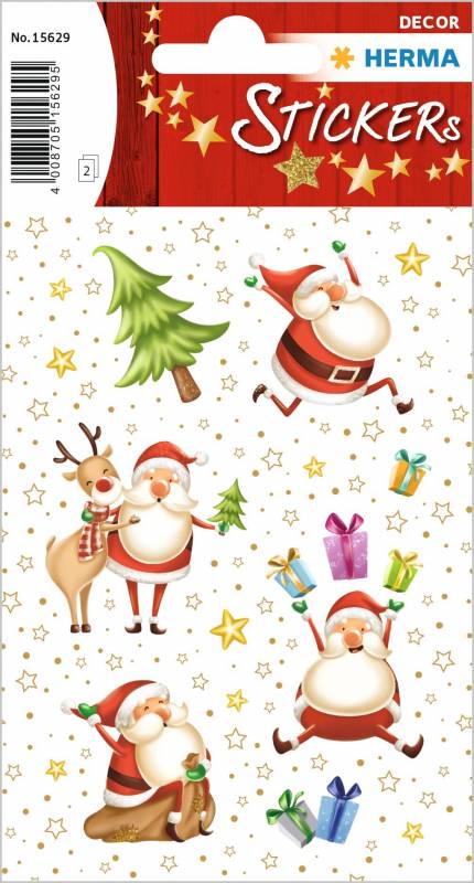 Stickers selvklæbende klistermærker - Decor Merry Christmas