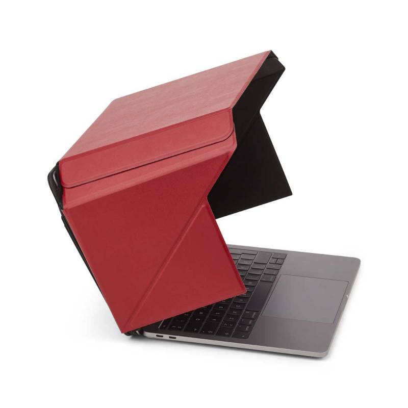 Sun Shade & Privacy LUX Laptop sleeve med solskærm 12-14'' rød