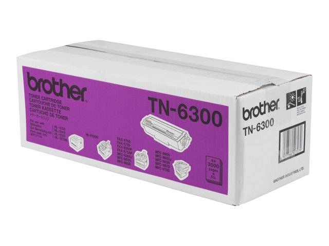 Brother TN6300 original lasertoner sort