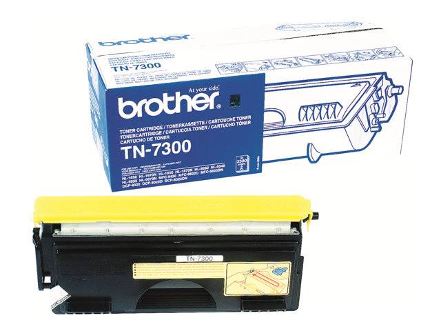 Brother TN7300 original lasertoner sort