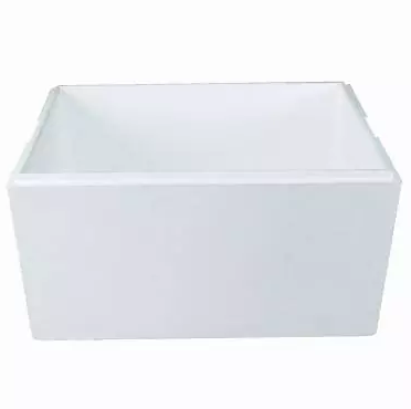 Termokasse 40x30x23cm EPS 1-rums eksl. låg hvid