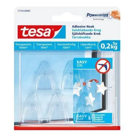 Tesa 77734 Hooks Deco. 5X0.2Kg