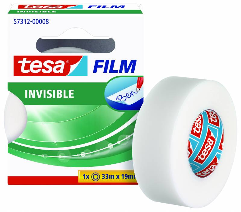 Tesa Invisible kontortape 19mmx33m "usynlig"