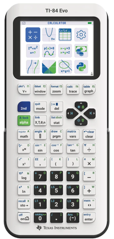 Texas TI-84 Evo Grafisk regner nyeste generation