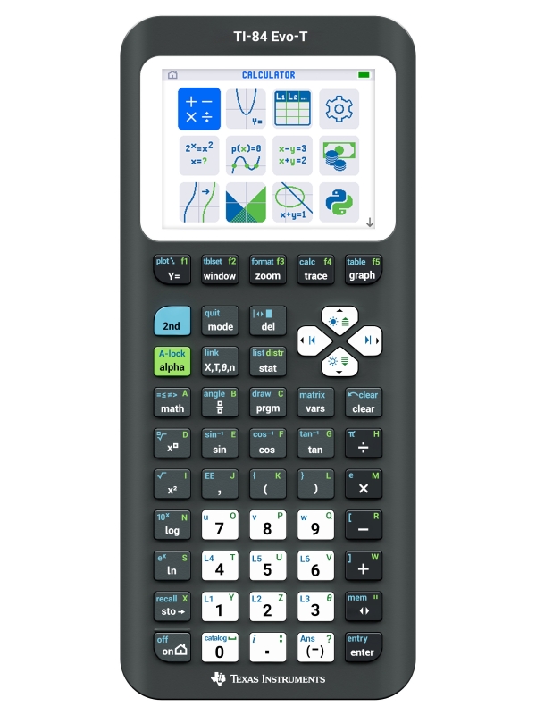 Texas TI-84 Evo-T Graphing regnemaskine engelsk manual