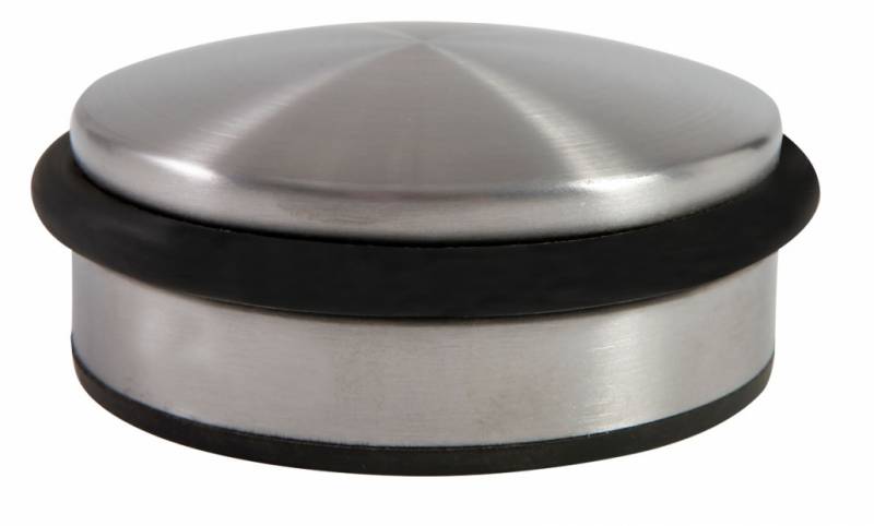 Twinco rund dørstopper Ø11cm sort og stål