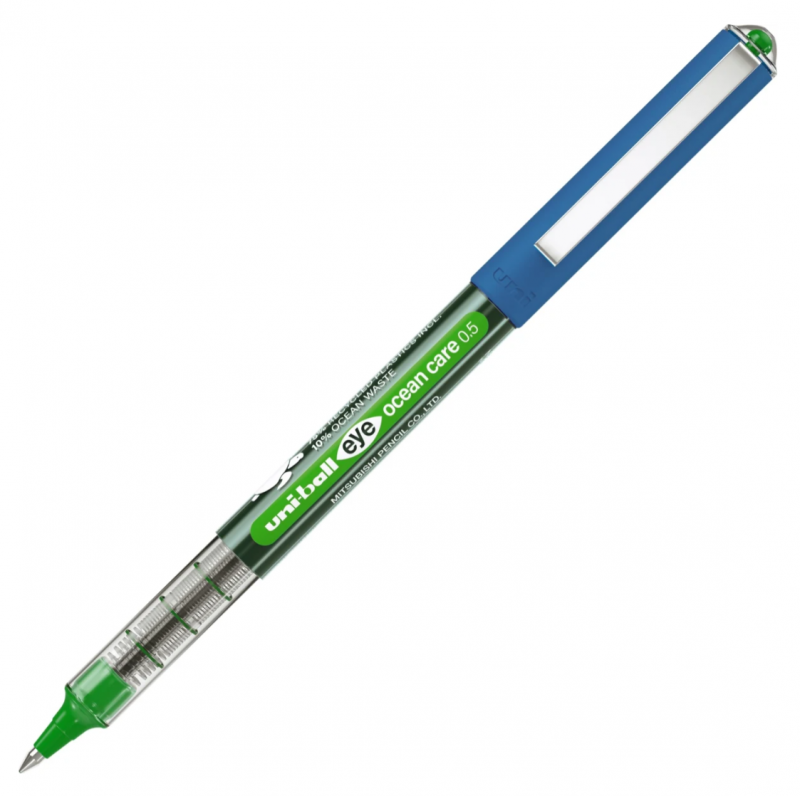 Uni-ball UB-150 Ocean Care rollerpen 0,5mm grøn