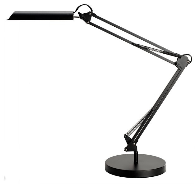 Unilux Swingo LED arkitekt bordlampe sort