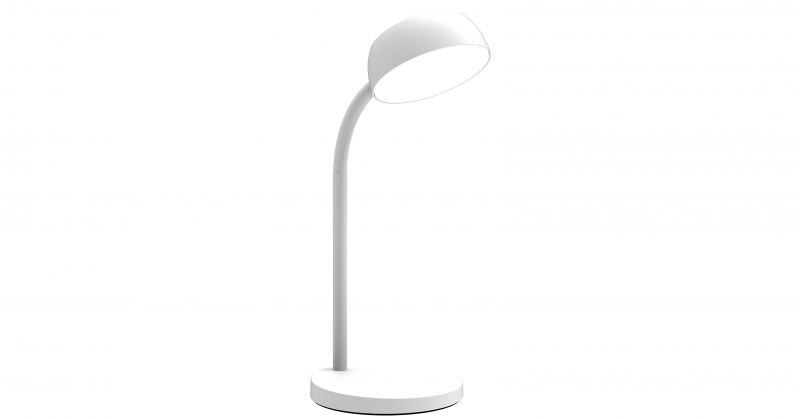 Unilux Tamy LED bordlampe 20.000 timer 33 cm høj hvid