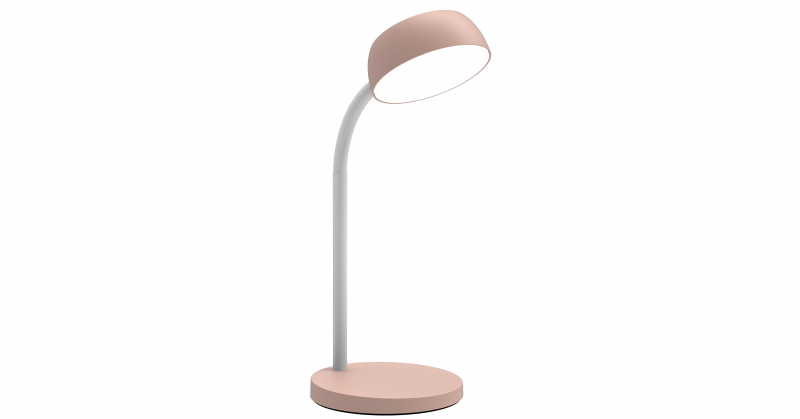 Unilux Tamy LED bordlampe 20.000 timer 33 cm høj rosa
