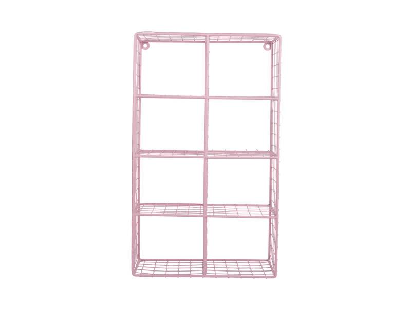 Væghylde Reja compartments 50x18cm lyserød