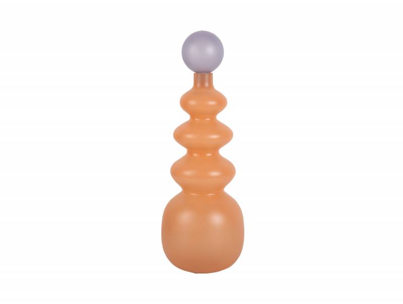 Vase Alegre Anillo Ø15cm glas orange og lilla
