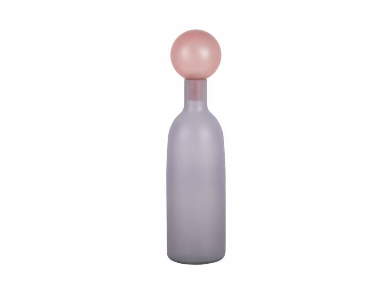 Vase Alegre Botellin Ø9cm glas lilla