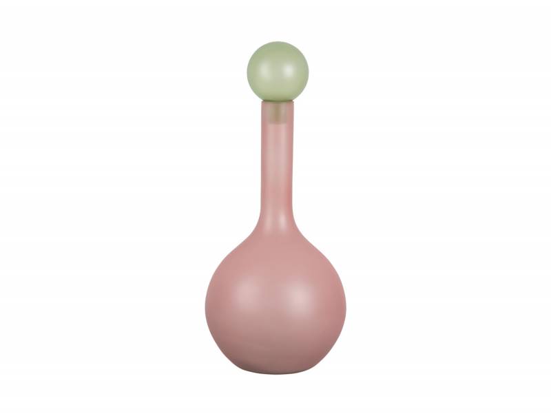Vase Alegre Globo Ø18cm glas lyserød og grøn