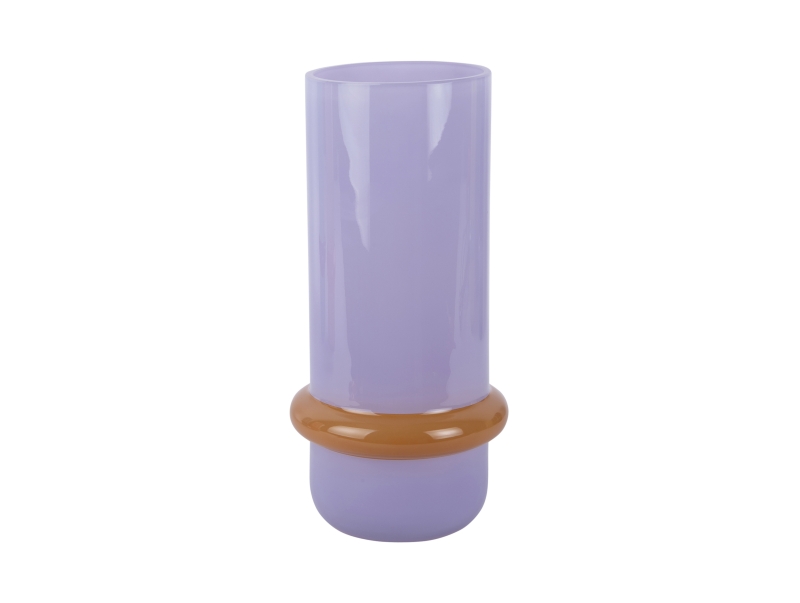Vase Animado Anillo &Oslash;13,5cm lilla og gul