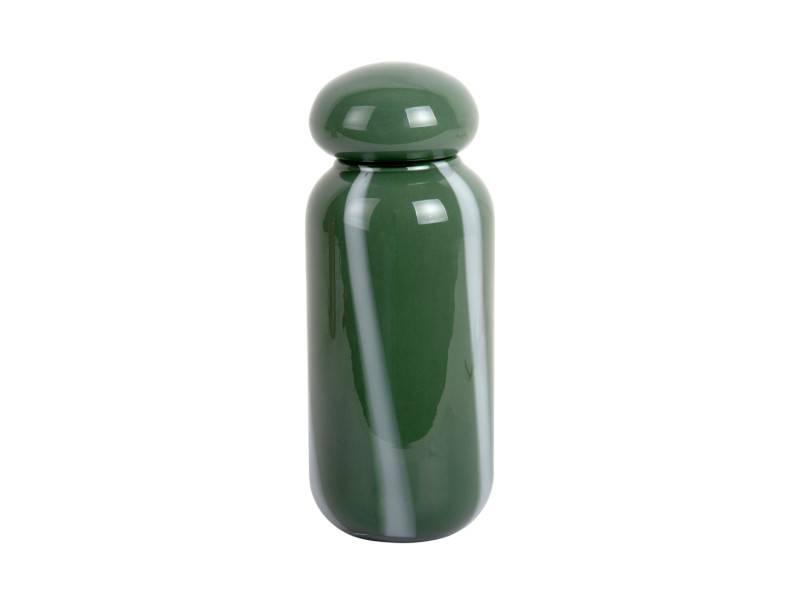 Vase Dulce Raya 10x25cm glas grøn