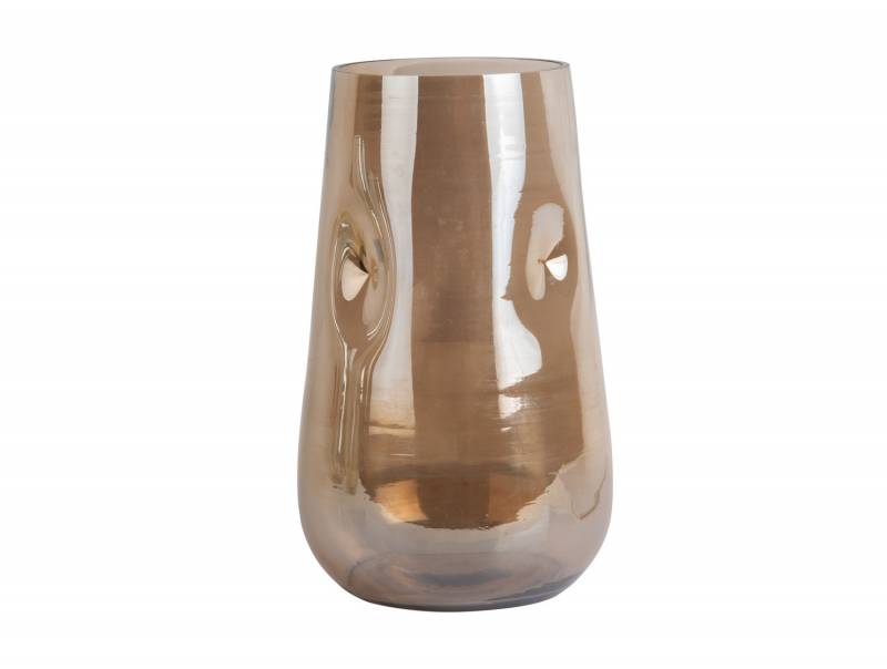 Vase Luster Ø17cm brun