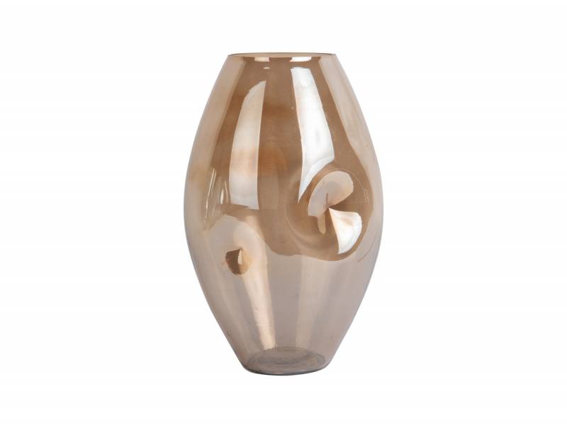 Vase Luster Organic Ø15cm brun