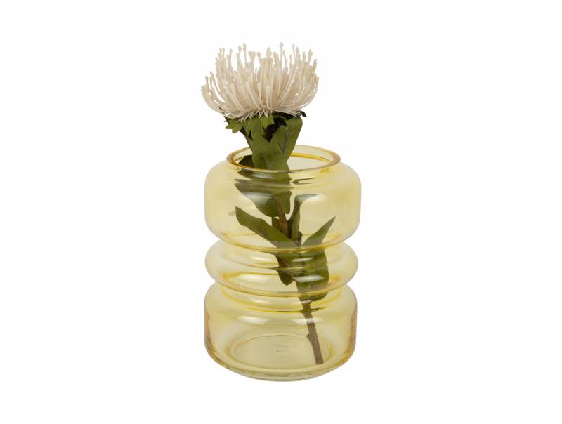 Vase Maravillo &Oslash;14,5cm glas gul