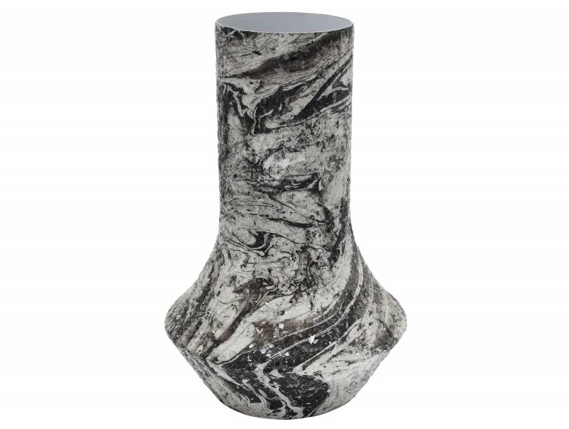 Vase Mosaic Marble &Oslash;20cm hvid