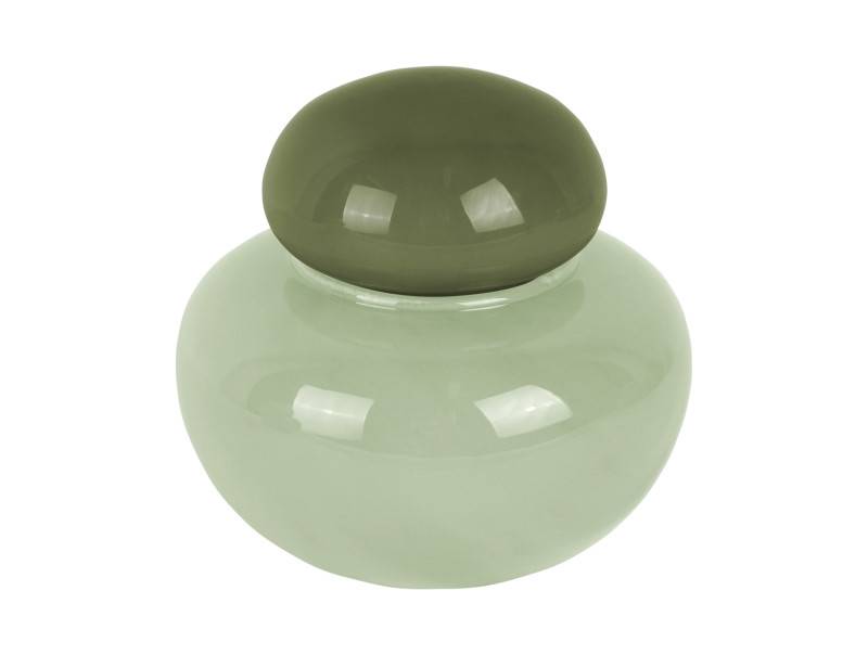 Vase Nuevo Dulce 13,5x13,5cm glas grøn