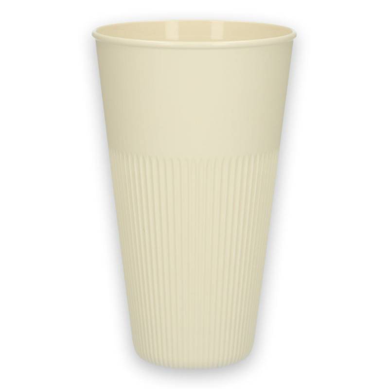 Verive kaffebæger i plast flergangs Ø9cm 47cl beige