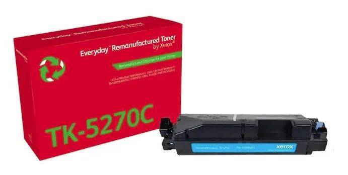 Xerox Everyday Remanufactured lasertoner Kyocera TK-5270C blå