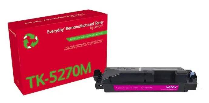 Xerox Everyday Remanufactured lasertoner Kyocera TK-5270M rød