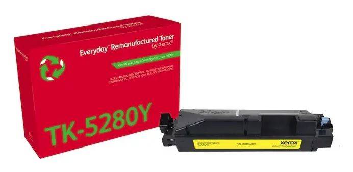 Xerox Everyday Remanufactured lasertoner Kyocera TK-5280Y gul