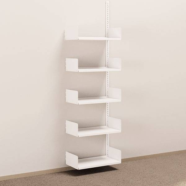 aLTI v&aelig;gh&aelig;ngt st&aring;lreol 2000x600x300mm p&aring;bygningssektion hvid