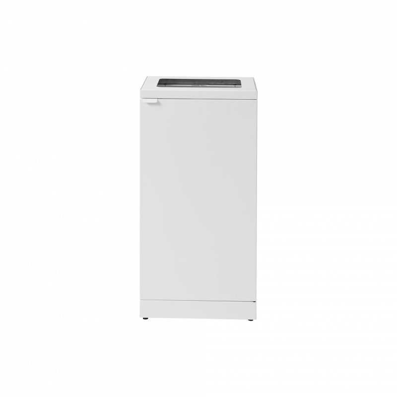 Bica 857 affaldsbeholder 95 liter med stor åbning hvid