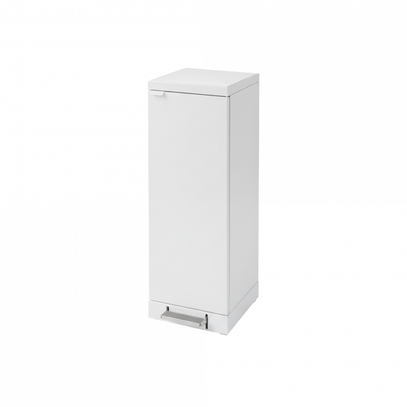 Bica 960 affaldsbeholder 65 liter med pedal åbning hvid