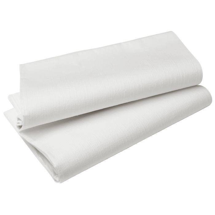 Duni Evolin papirsdug med elegant glans 220x127cm hvid