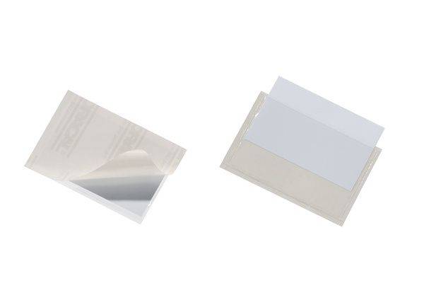 Durable selvkl&aelig;bende lomme POCKETFIX&reg; 90x57mm 10stk 