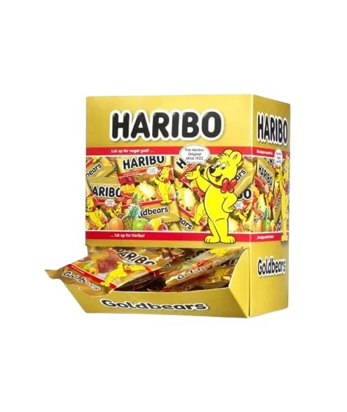 Haribo guldbamser, display med 100 poser a 10 gram