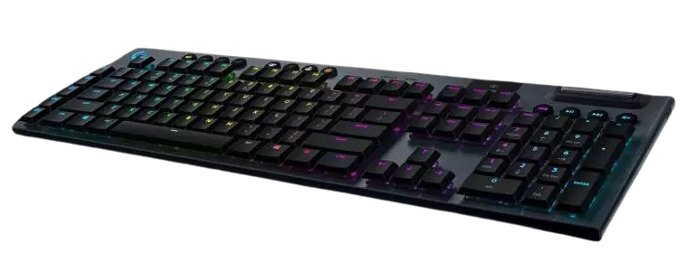 Logitech G915 trådløst RGB Mech Gaming tastatur Tactile, sort nordisk