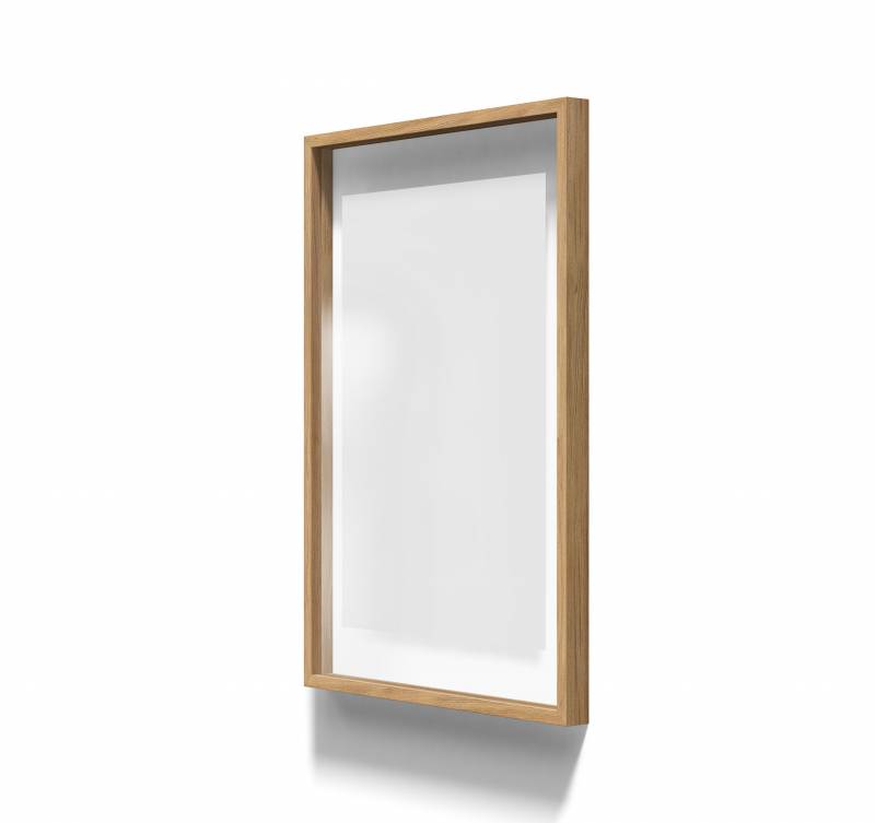 Lintex A01 glastavle i ramme 70x100cm Pure, hvid