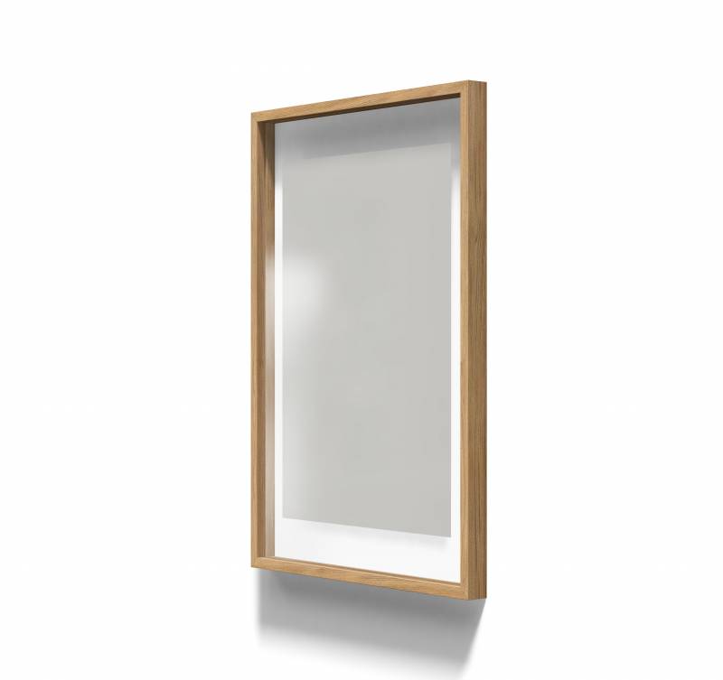 Lintex A01 glastavle i ramme 70x100cm Shy, grå