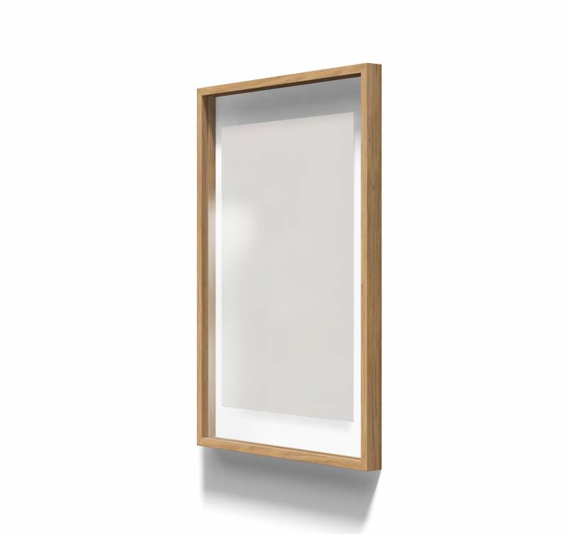 Lintex A01 glastavle i ramme 70x100cm Soft, lys beige