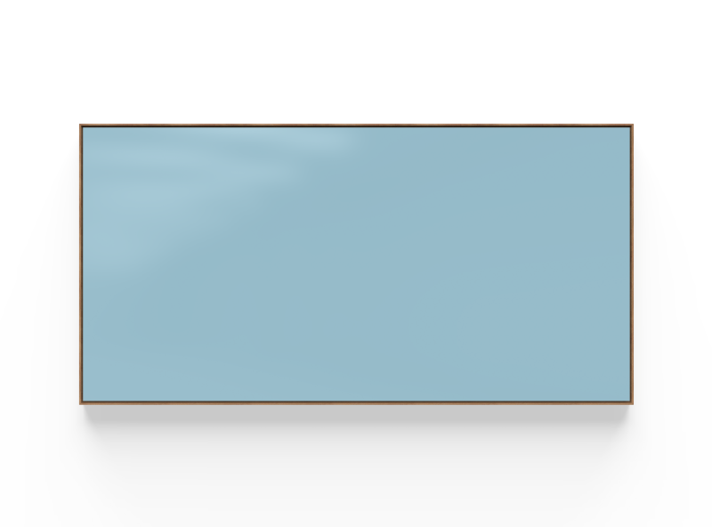 Lintex Area Silk glastavle 200x100cm Calm, lys blå