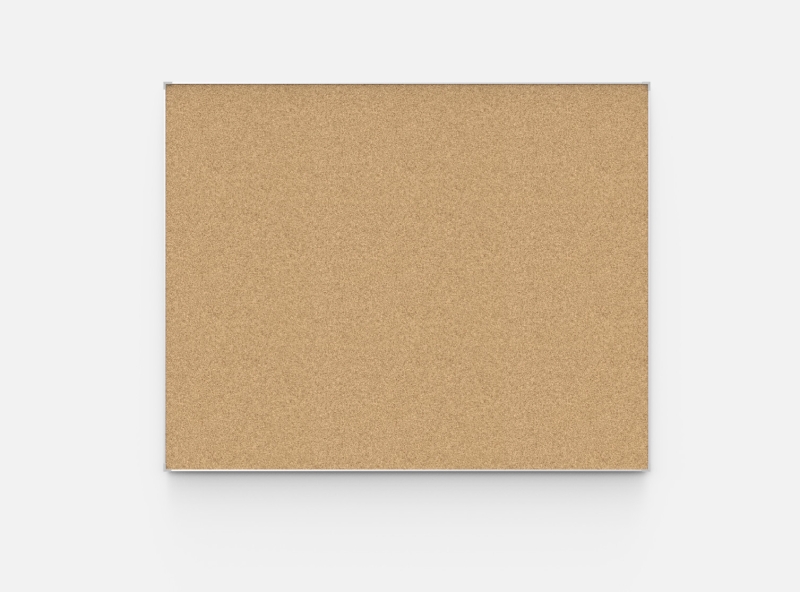 Lintex Border kork opslagstavle 120x120cm med alu ramme