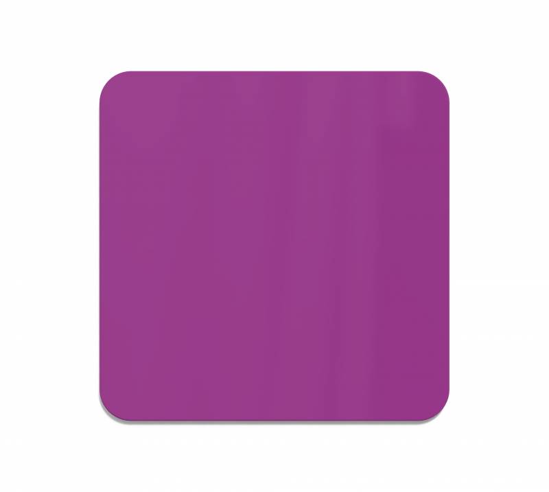 Lintex Curve glastavle 100x100cm Vivid, violet