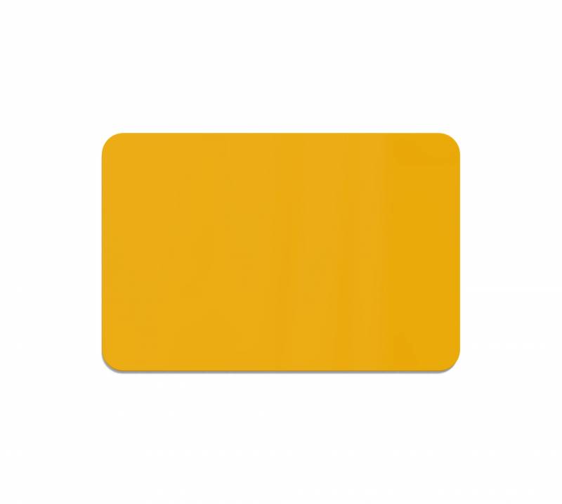 Lintex Curve glastavle 150x100cm Bright, gul