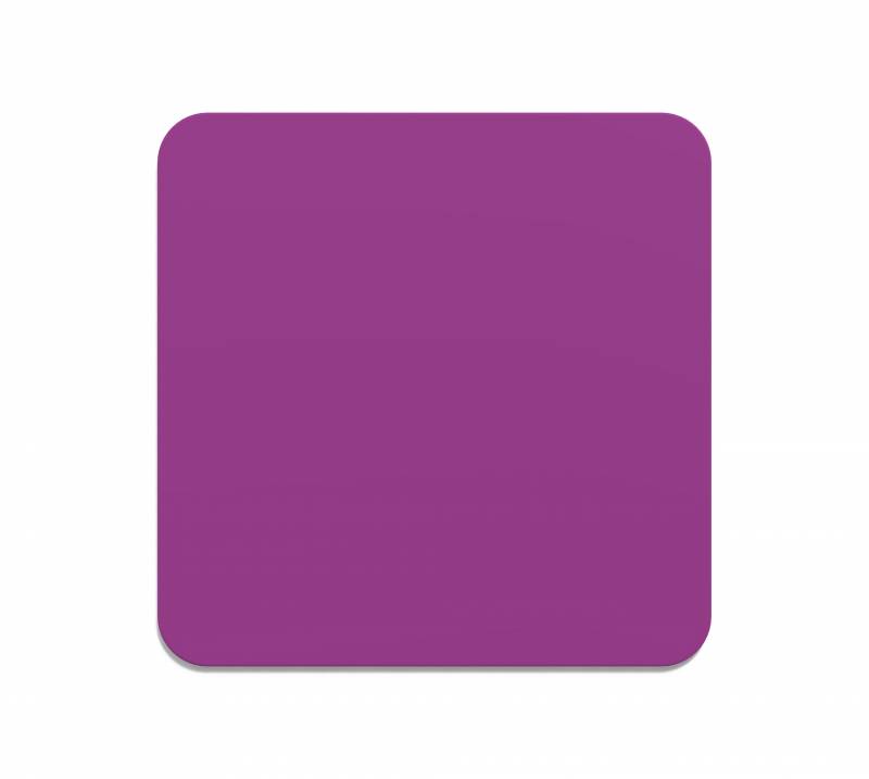 Lintex Curve Silk glastavle 100x100cm Vivid, violet